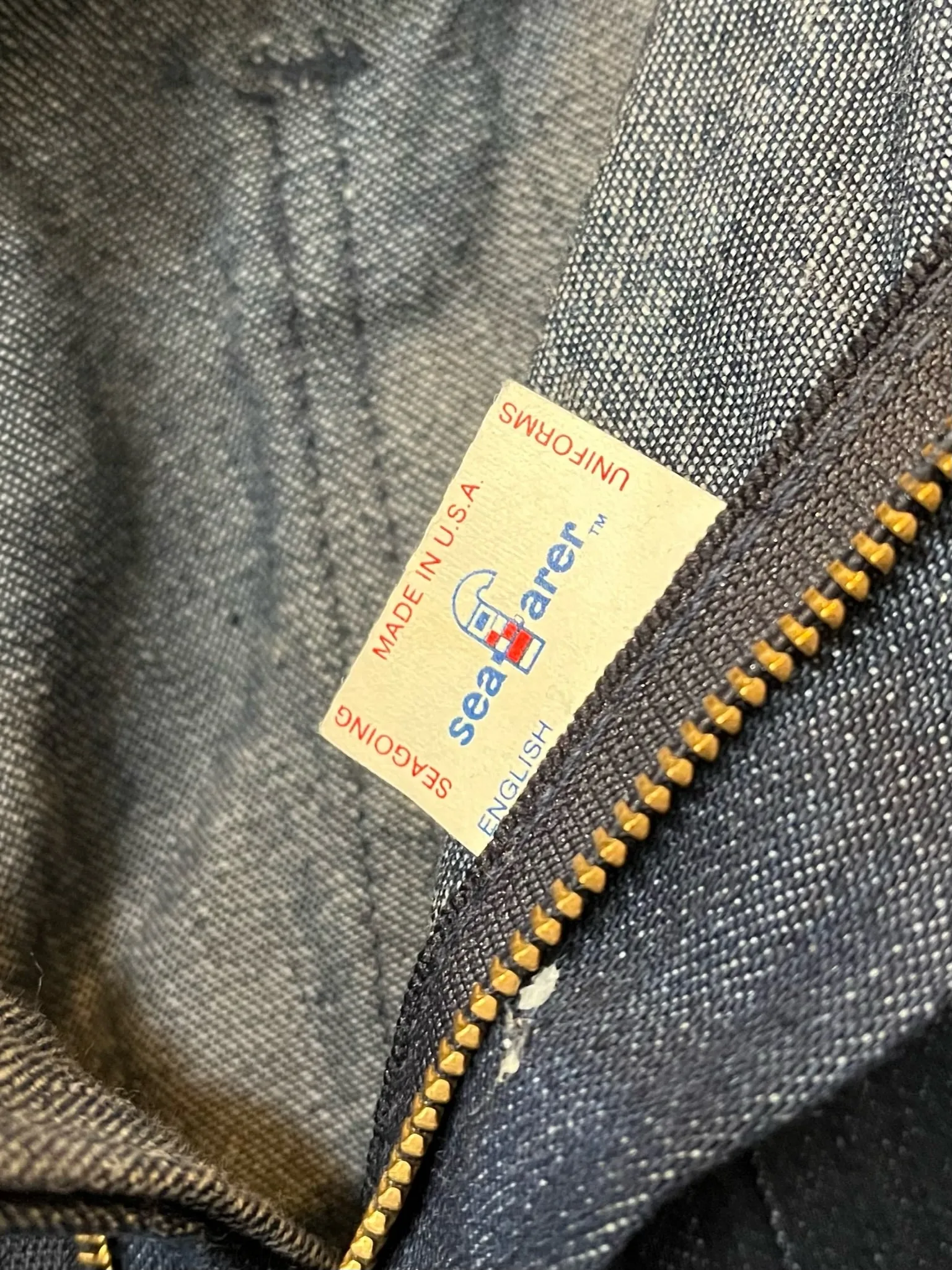 1970s Sea Farer Flared Dungarees Jeans