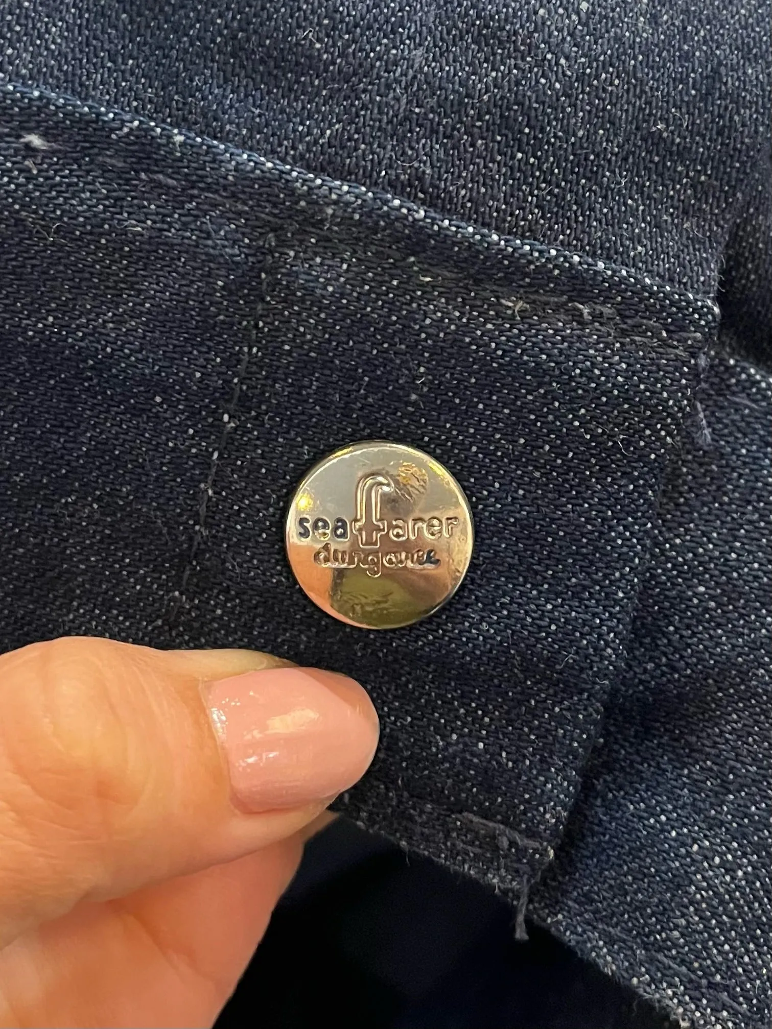 1970s Sea Farer Flared Dungarees Jeans