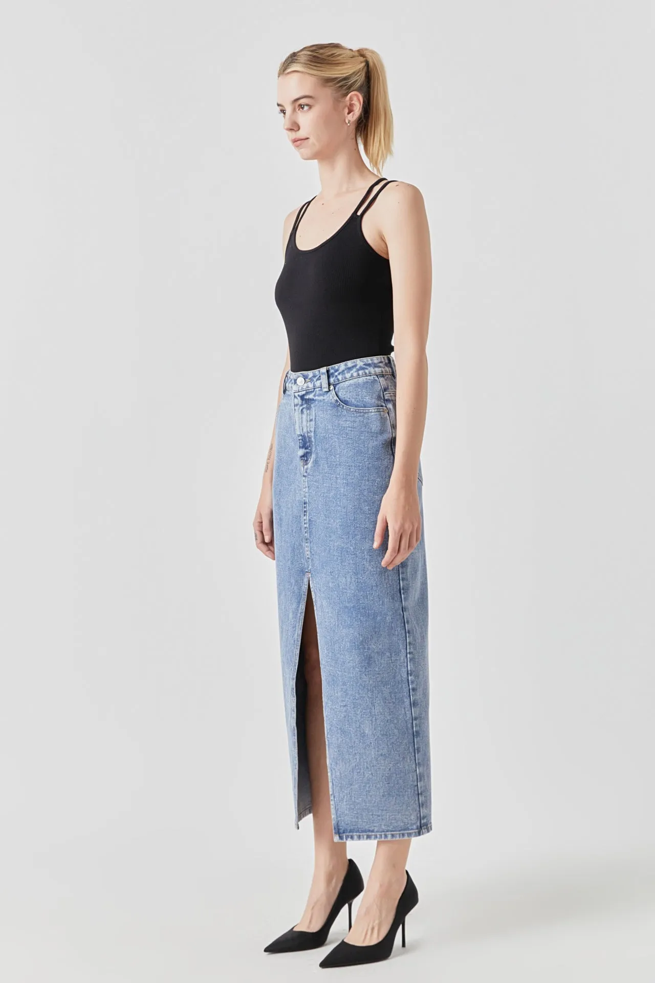 2 Straps Knit Bodysuit