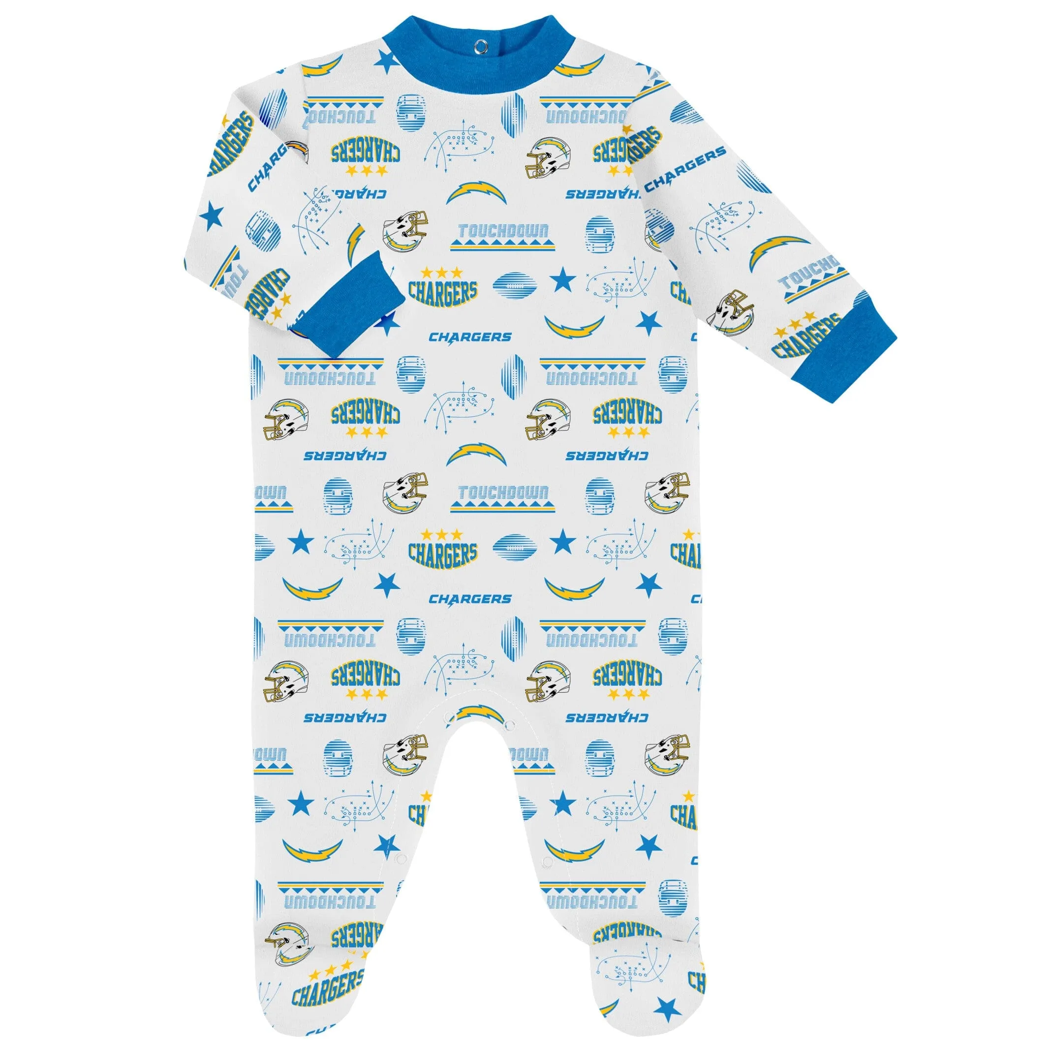 3-Piece Baby Boys Chargers Bodysuit, Sleep 'N Play & Cap Set