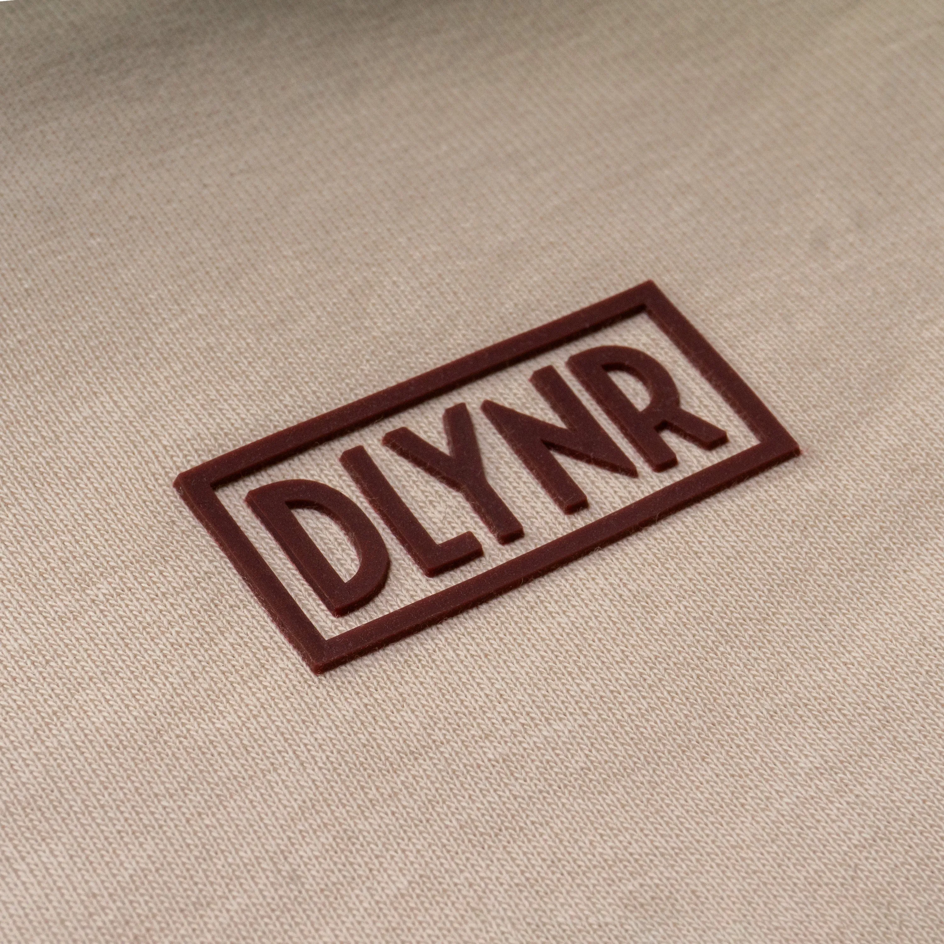 3D Box Logo Hoodie Beige