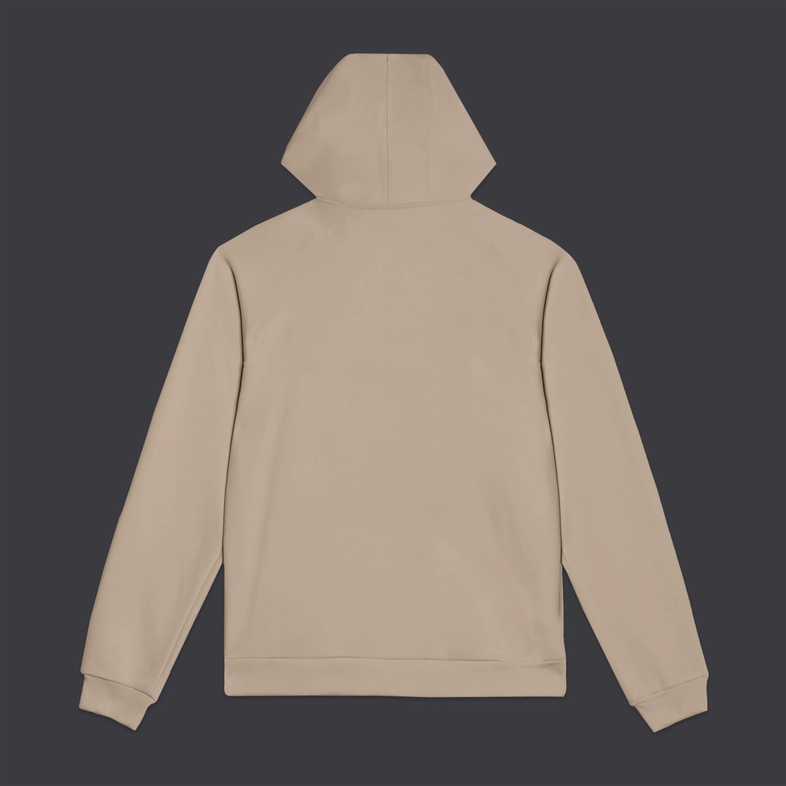 3D Box Logo Hoodie Beige