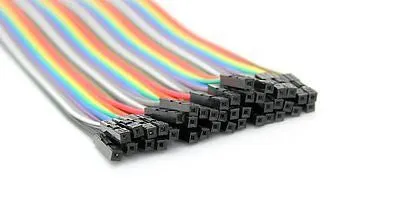 40pcs Dupont Female to Female jumper wire cable 20cm Pi Arduino Breadboard NEW