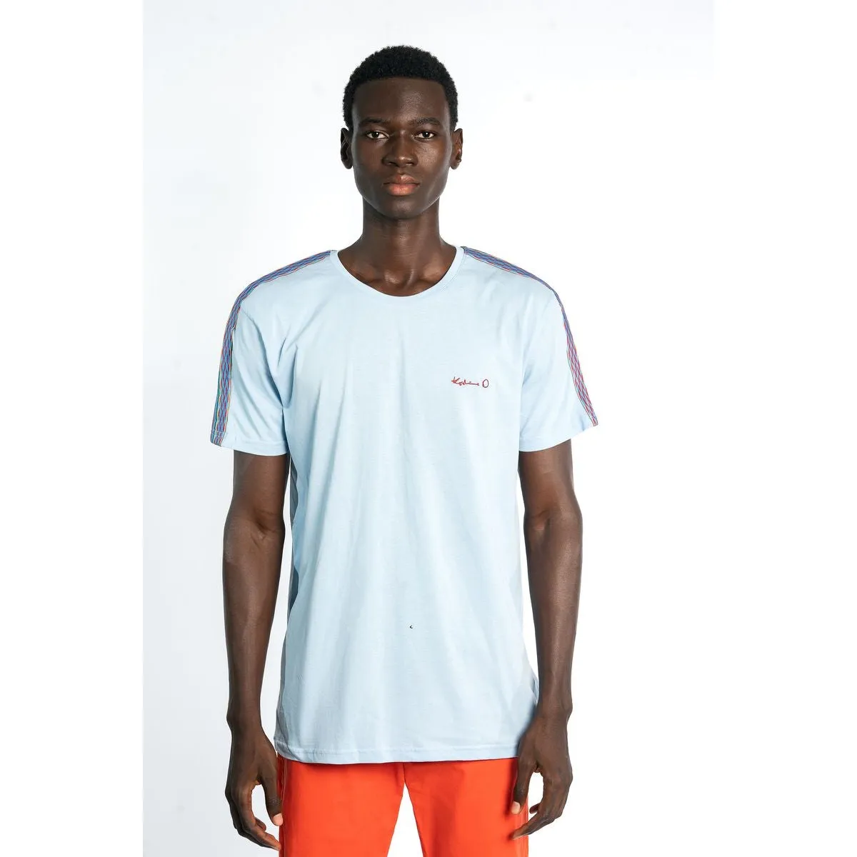 Adi Shoulder Stripe Kente Tee