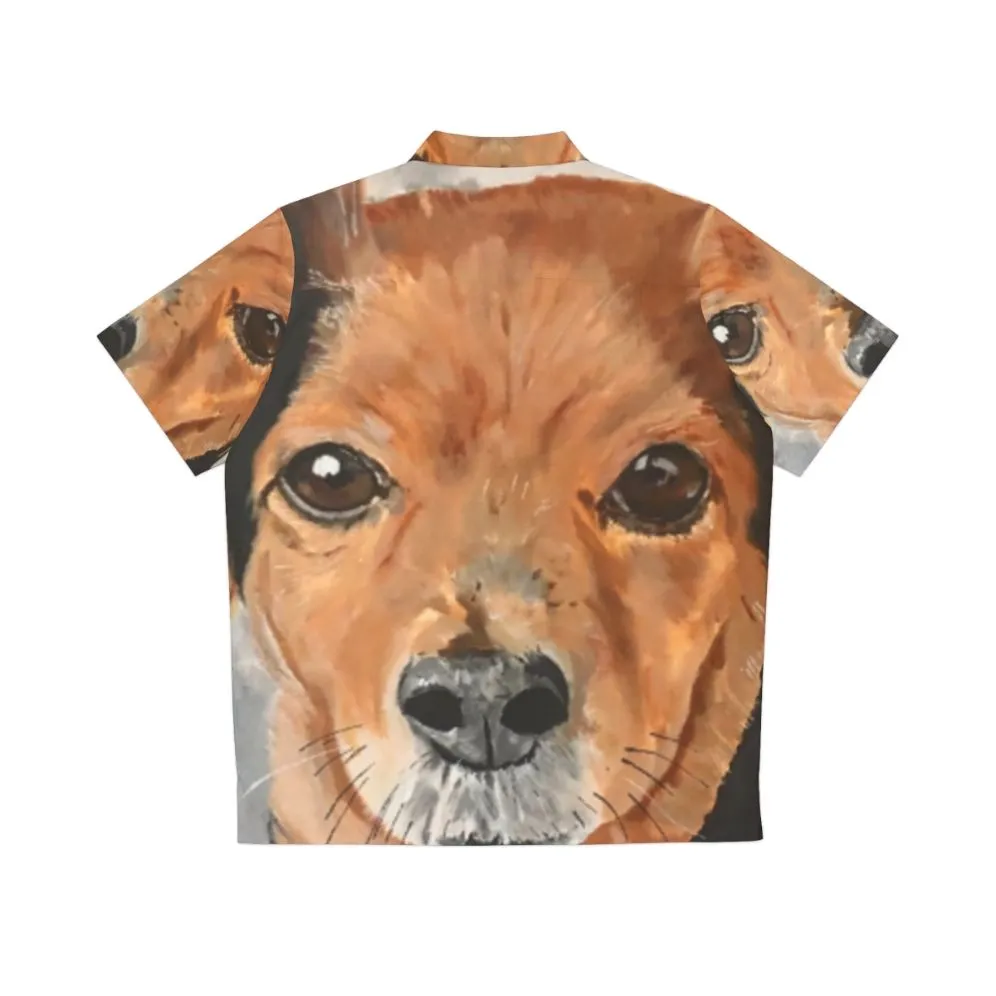 Adorable Dog Portrait Hawaiian Shirt