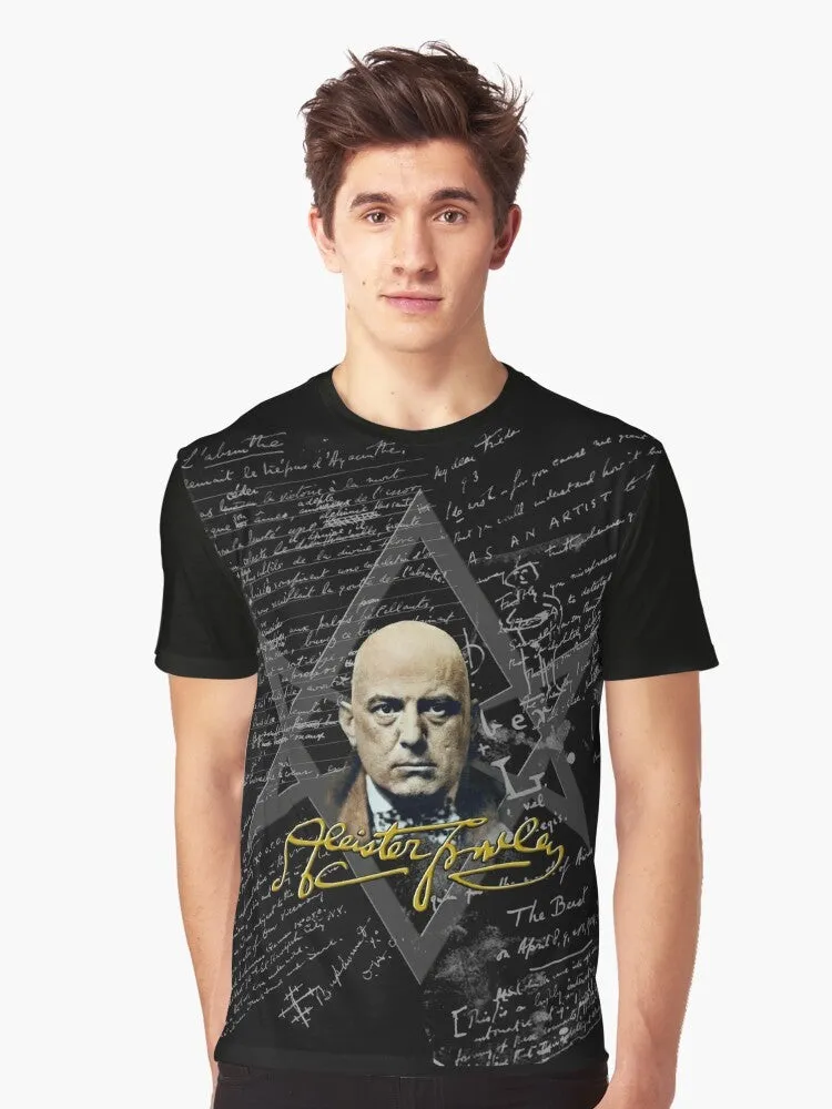 Aleister Crowley Occult Graphic T-Shirt 2