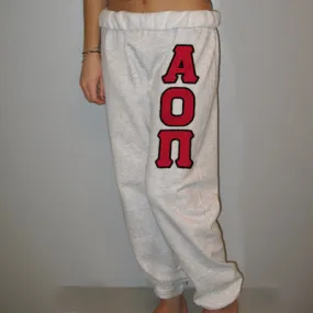 Alpha Omicron Pi Sorority Sweatpants - TWILL