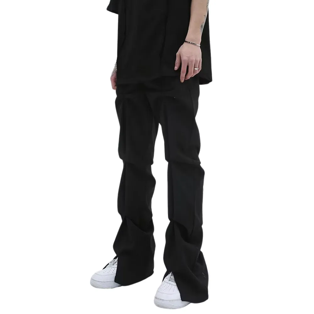 American Slit Pleated Sweatpants