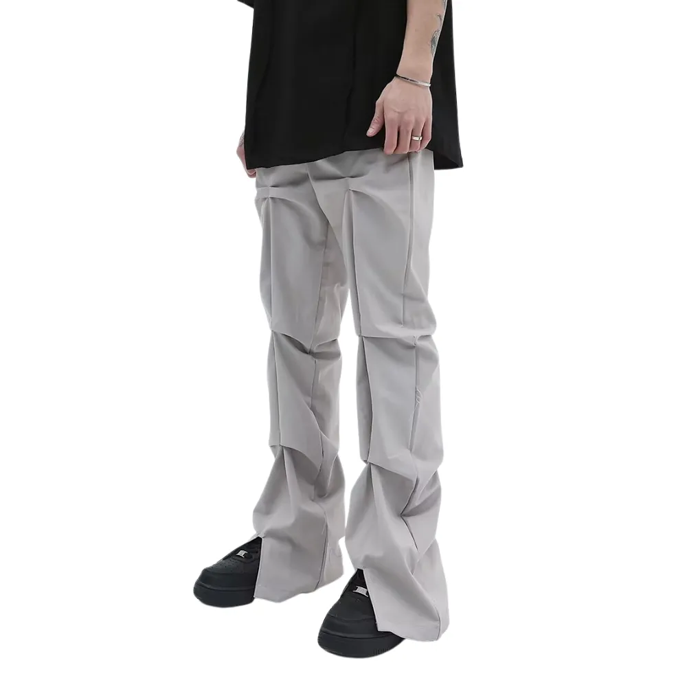 American Slit Pleated Sweatpants