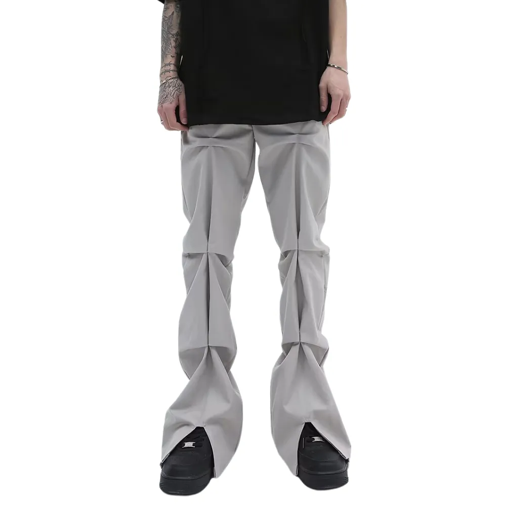 American Slit Pleated Sweatpants