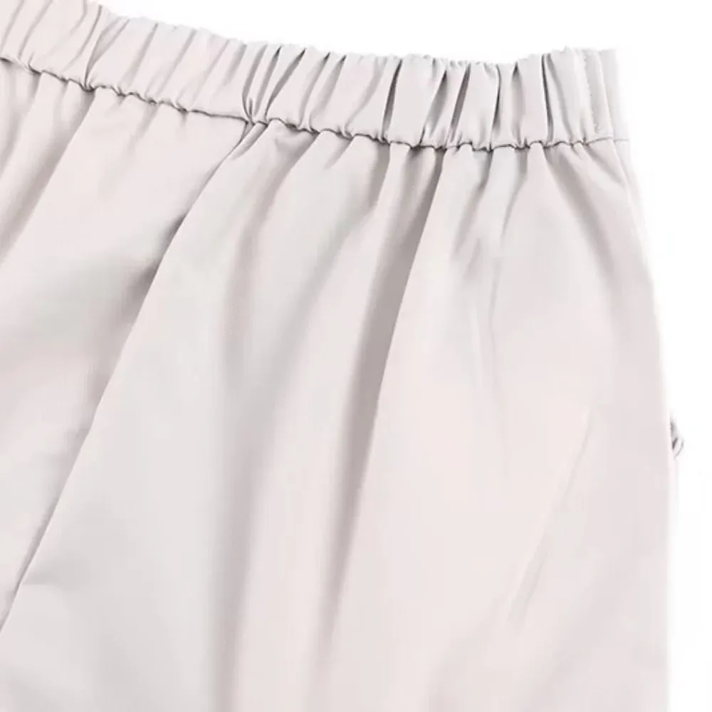 American Slit Pleated Sweatpants