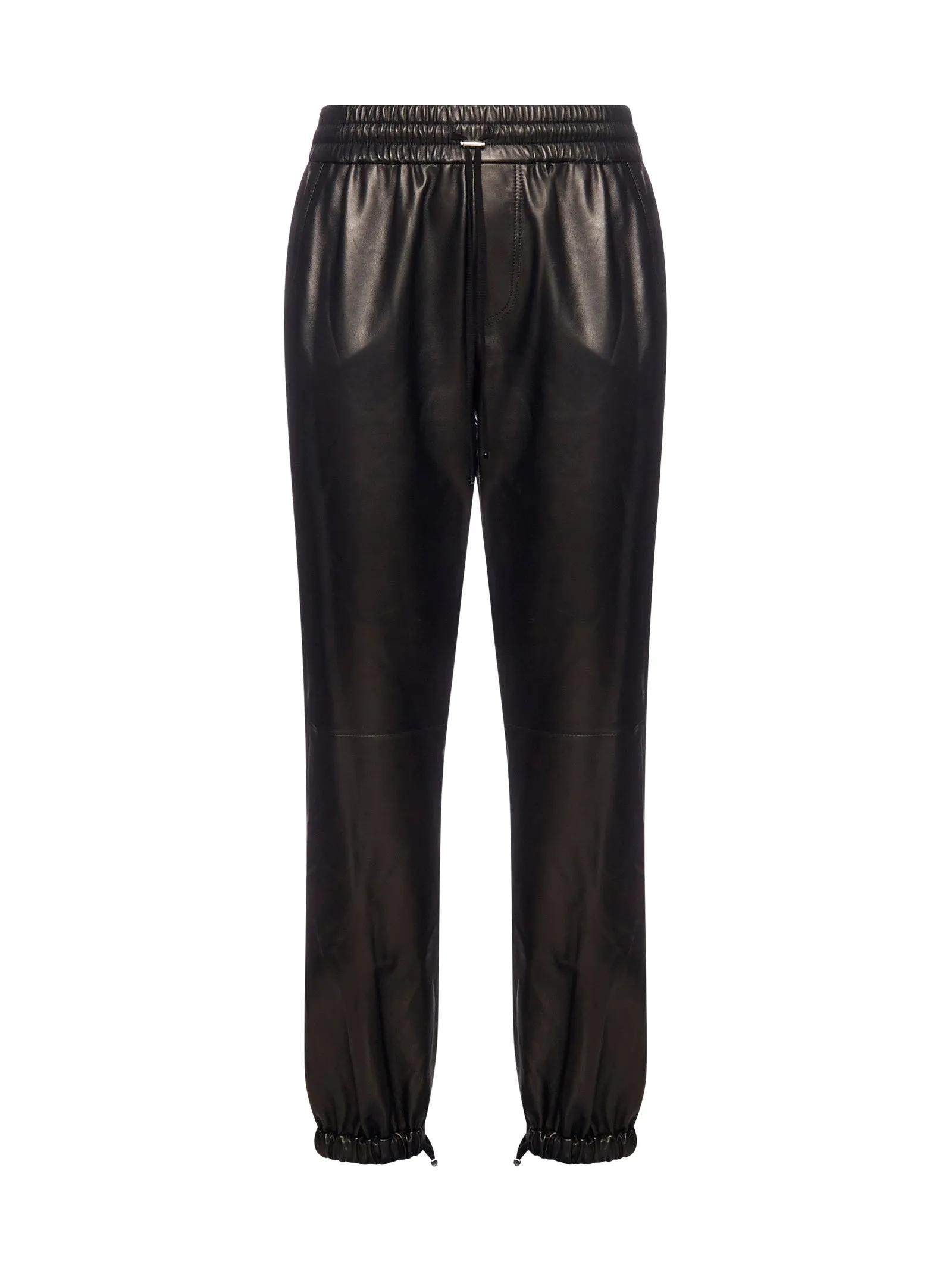 Amiri Leather Drawstring Sweatpants