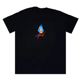 APRIL FLAME TEE BLACK