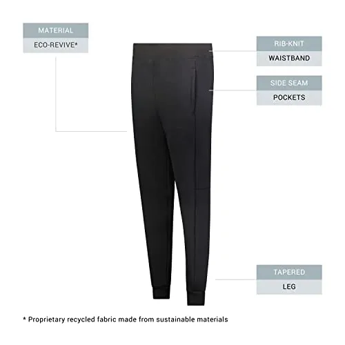 Augusta Sportswear Men's Three-Season Jogger, Black, Small
