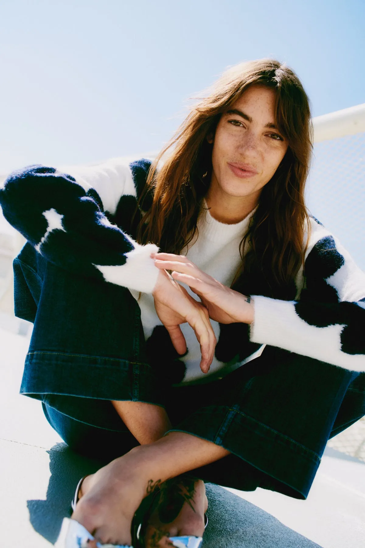 B Young omea Flower Jumper