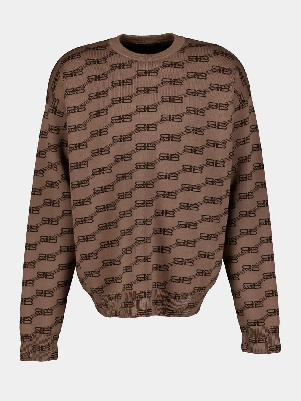 BB Icon Patterned Knit Jumper