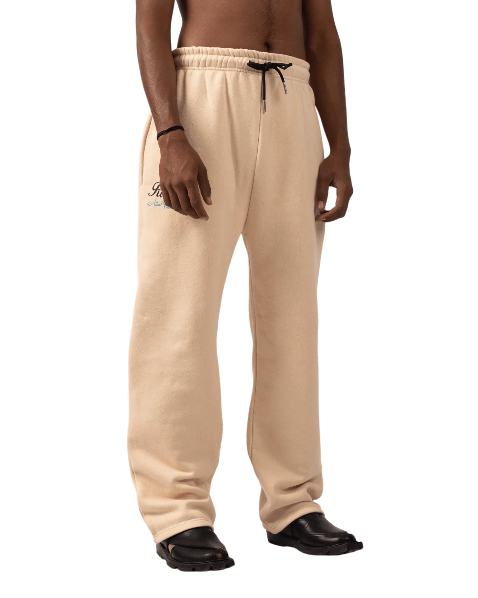 BEIGE MADE IN PAK SWEATPANTS (V4)