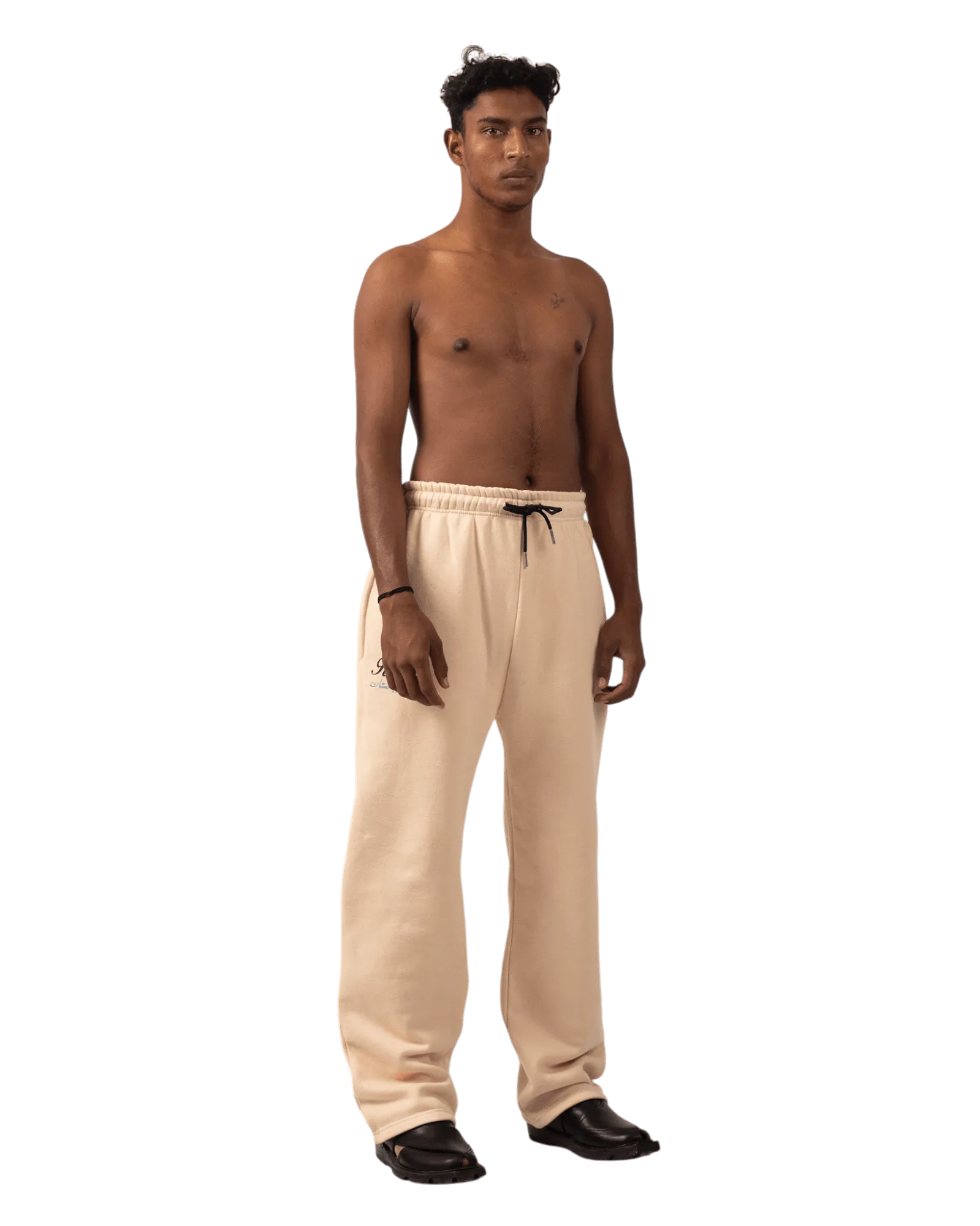 BEIGE MADE IN PAK SWEATPANTS (V4)
