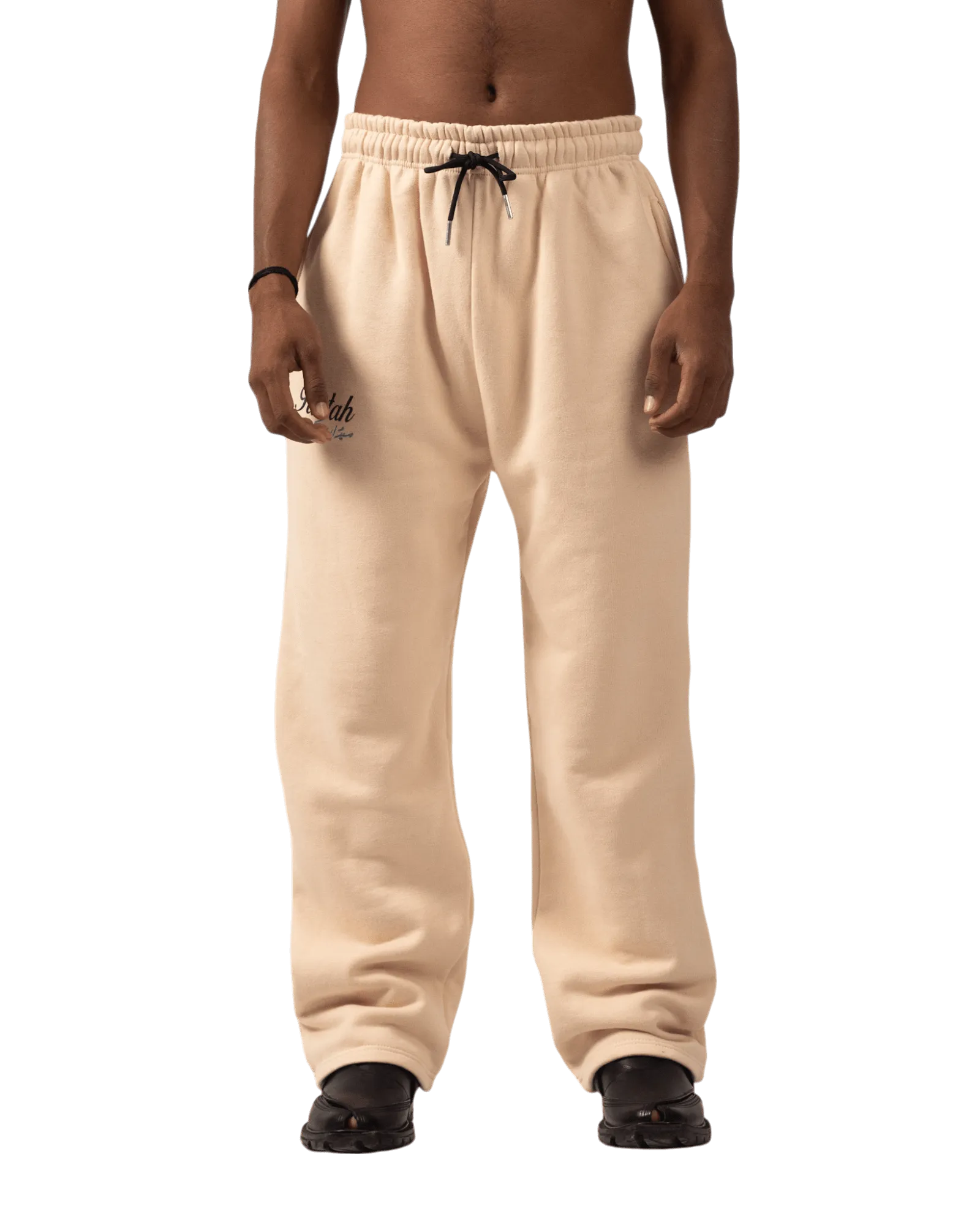 BEIGE MADE IN PAK SWEATPANTS (V4)