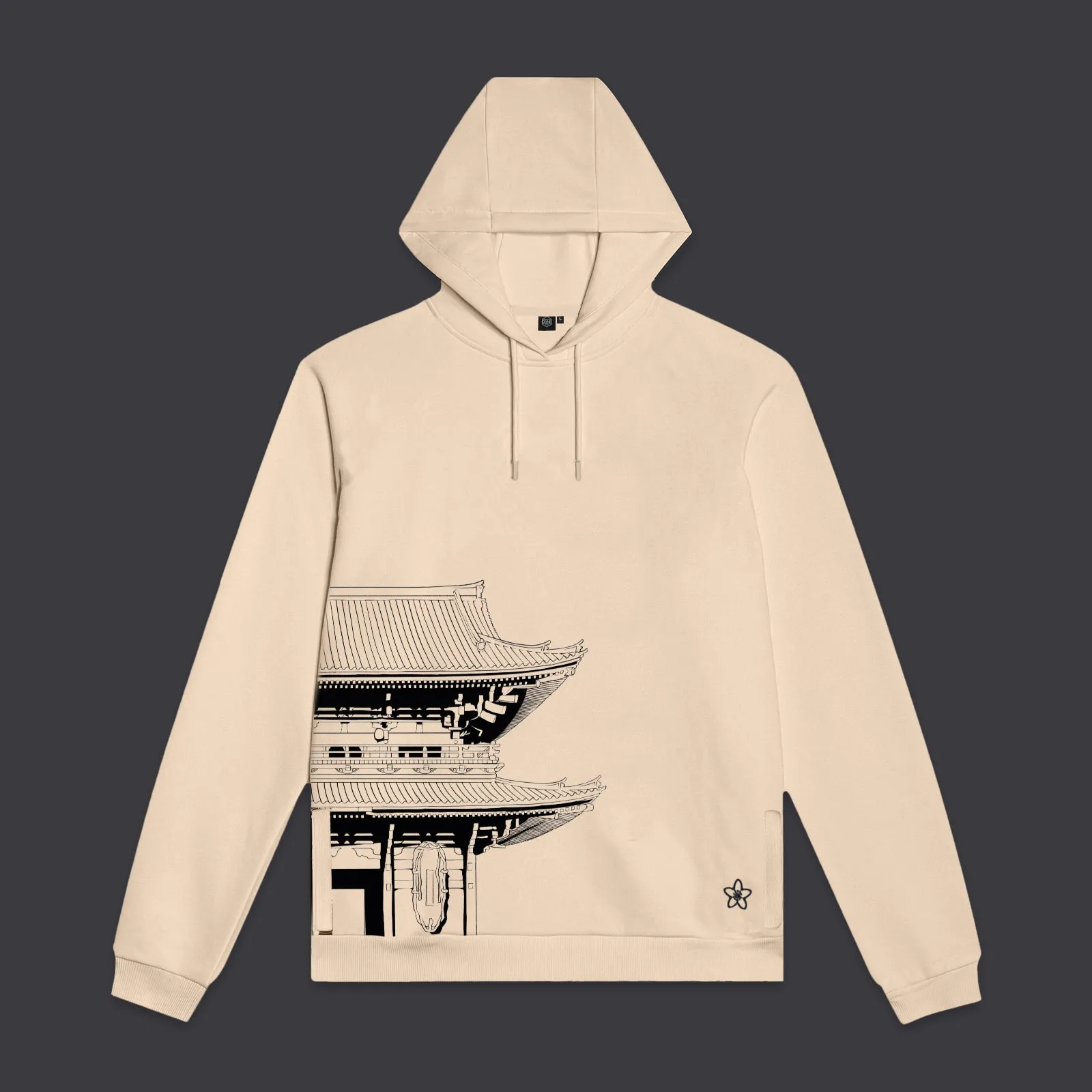 BENCH Tokyo Over Hoodie Beige