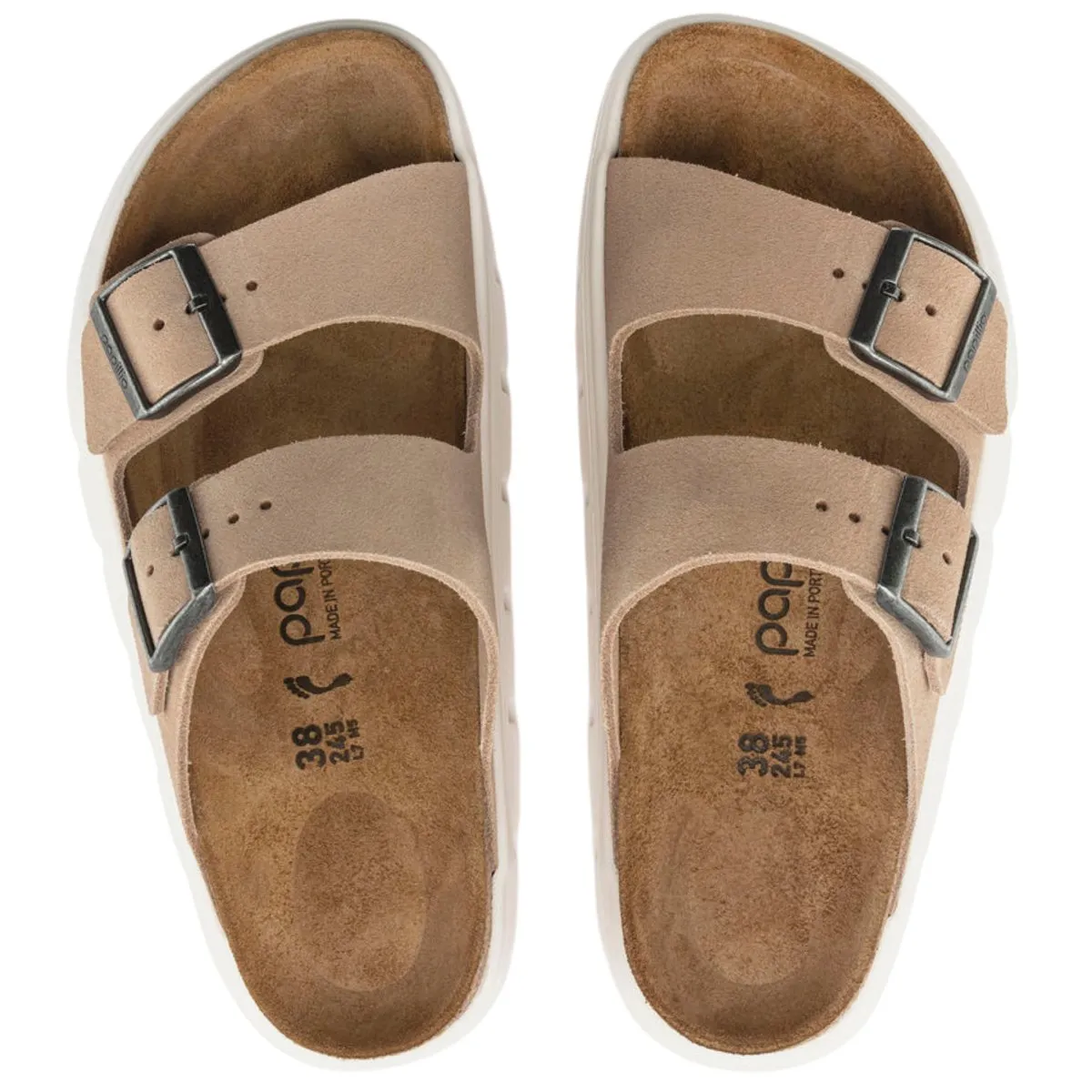Birkenstock Women's Arizona Chunky Warm Sand Suede