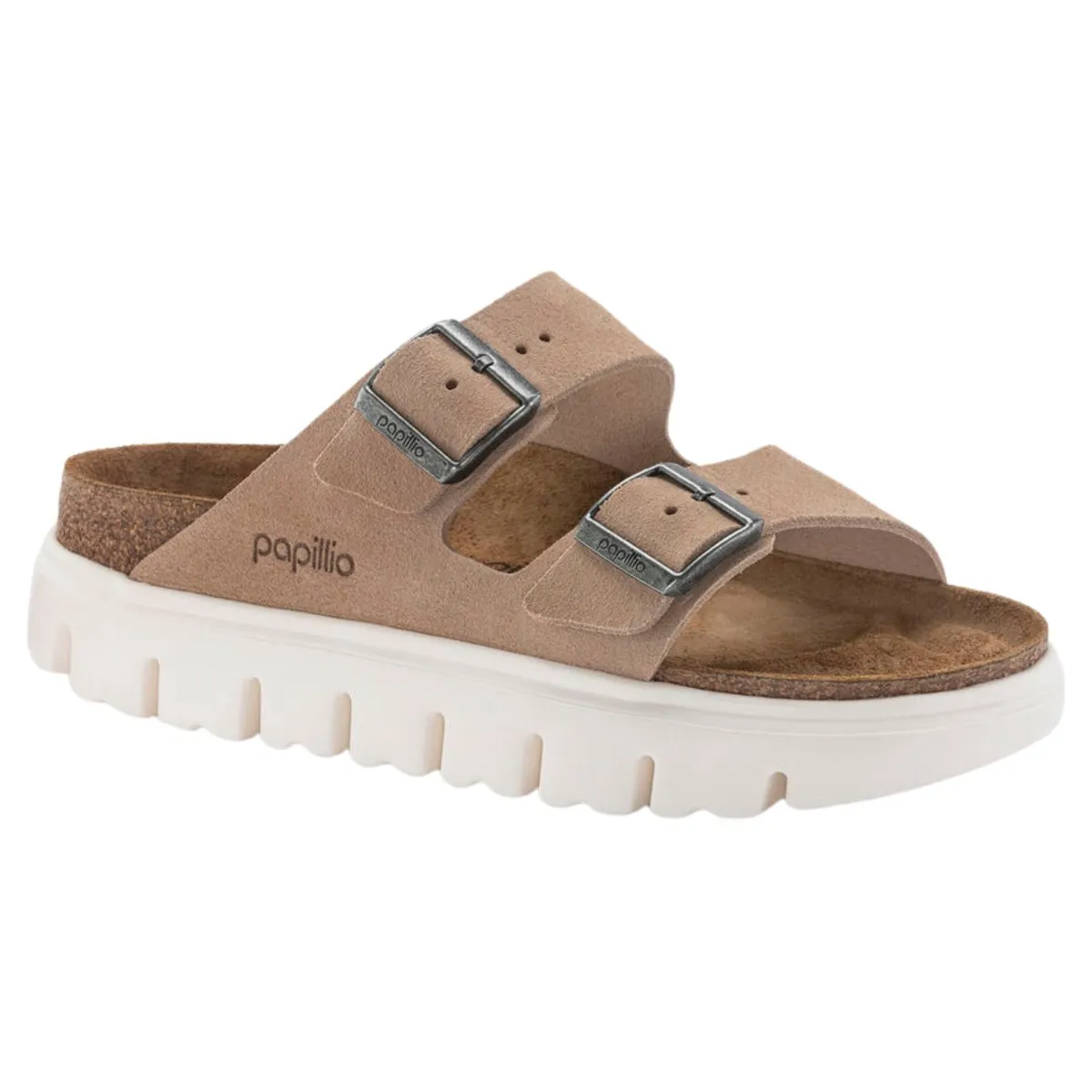 Birkenstock Women's Arizona Chunky Warm Sand Suede