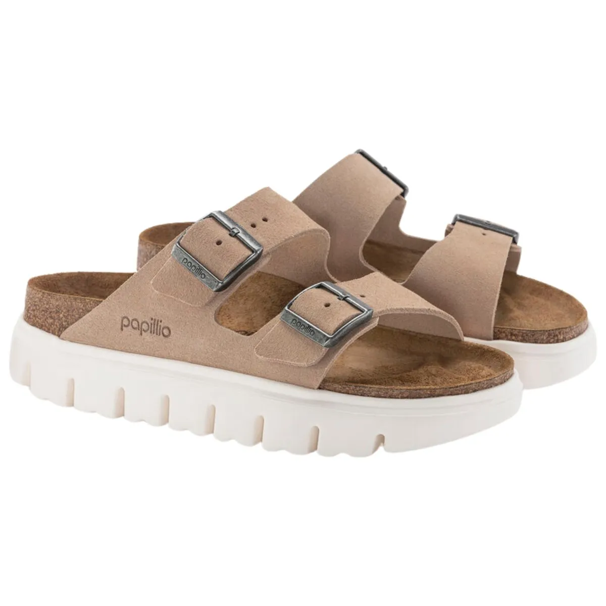 Birkenstock Women's Arizona Chunky Warm Sand Suede
