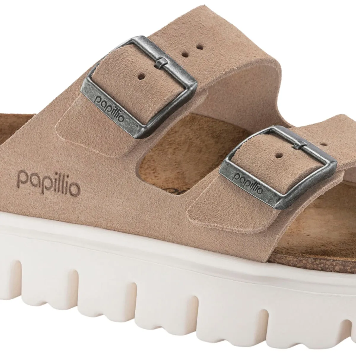 Birkenstock Women's Arizona Chunky Warm Sand Suede