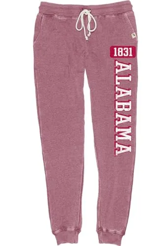 Blue 84 Women's Standard NCAA Officially Licensed Jogger Sweatpants Burnout, Team Color