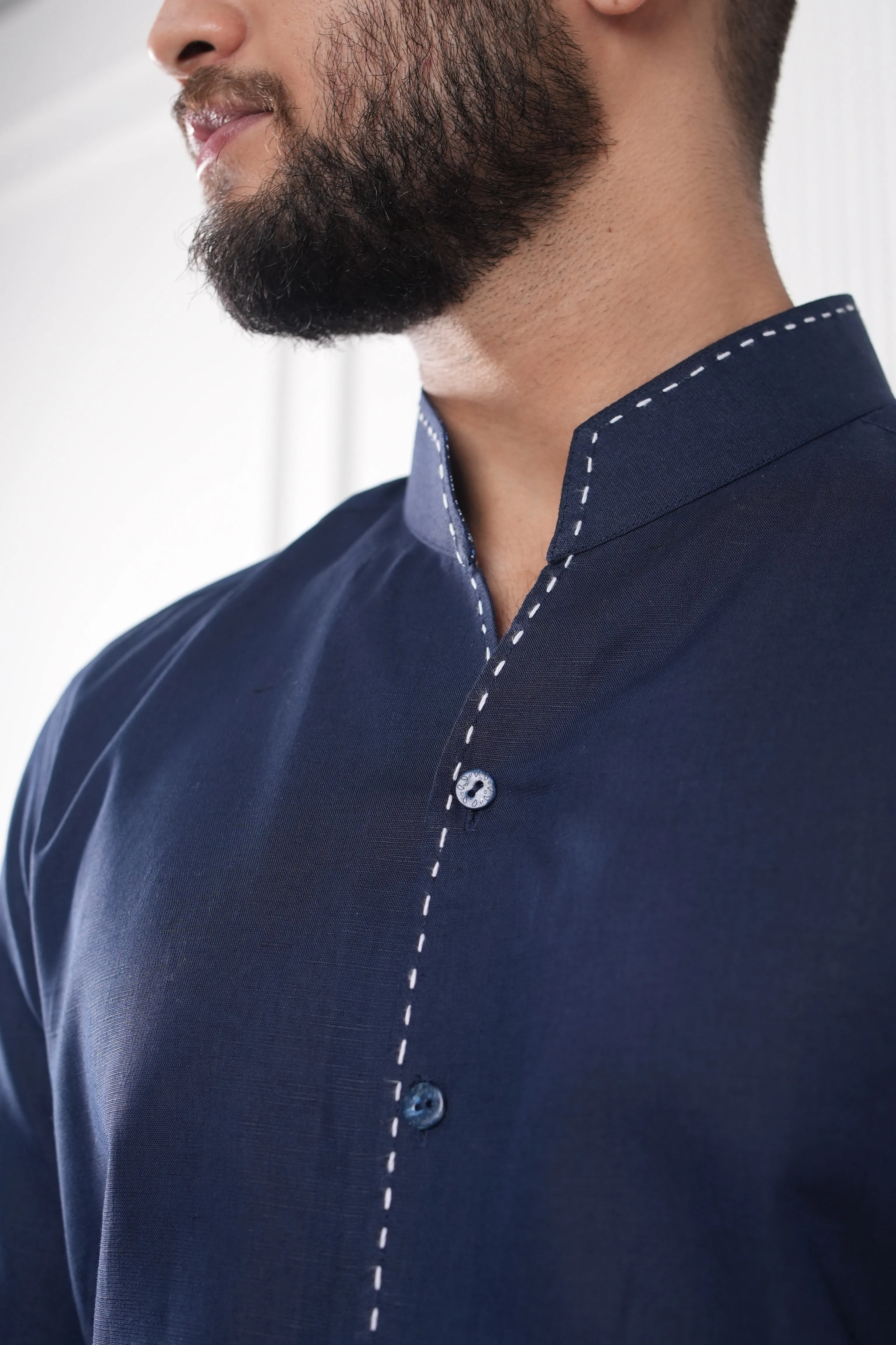 Blue Linen Shirt