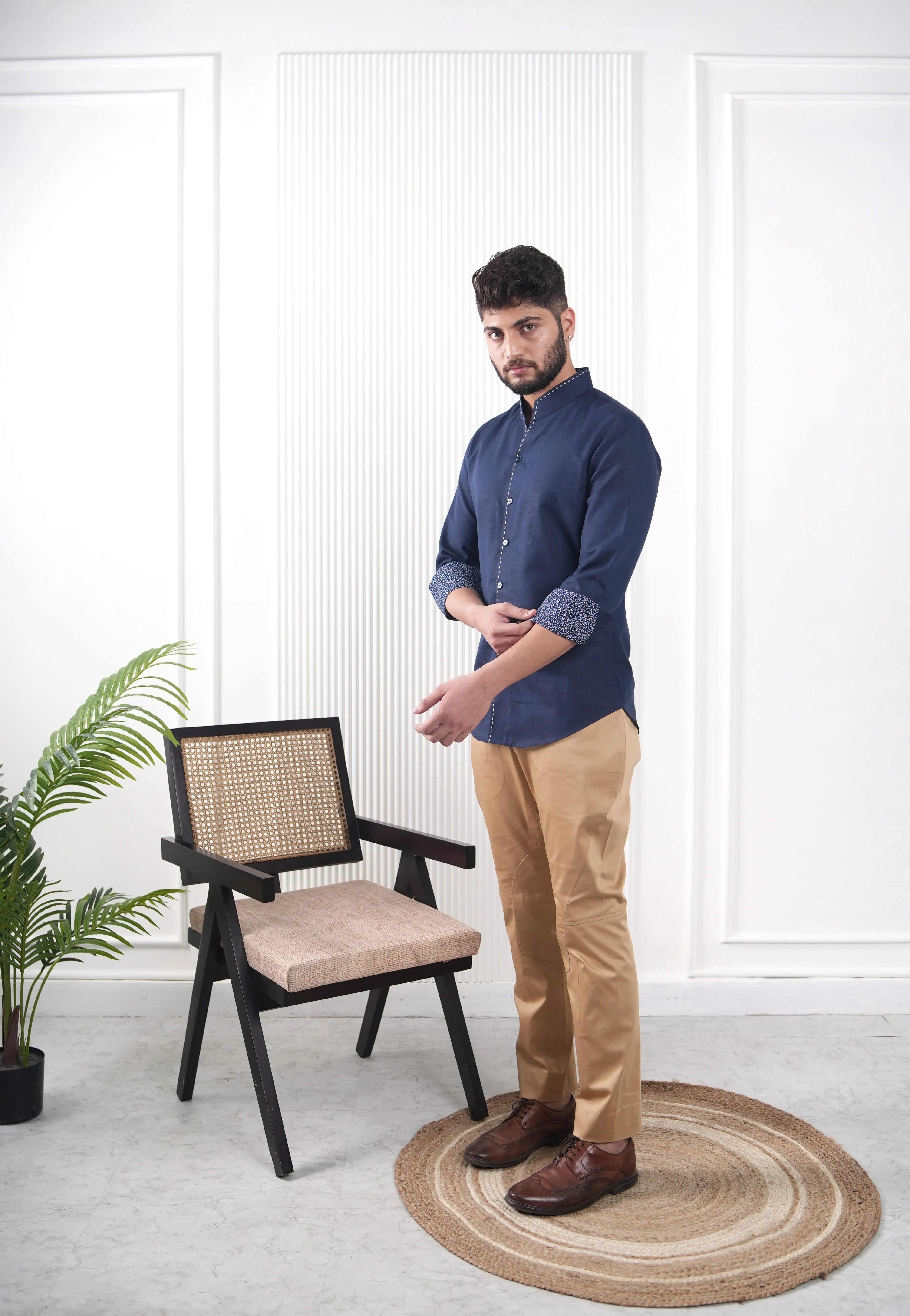 Blue Linen Shirt