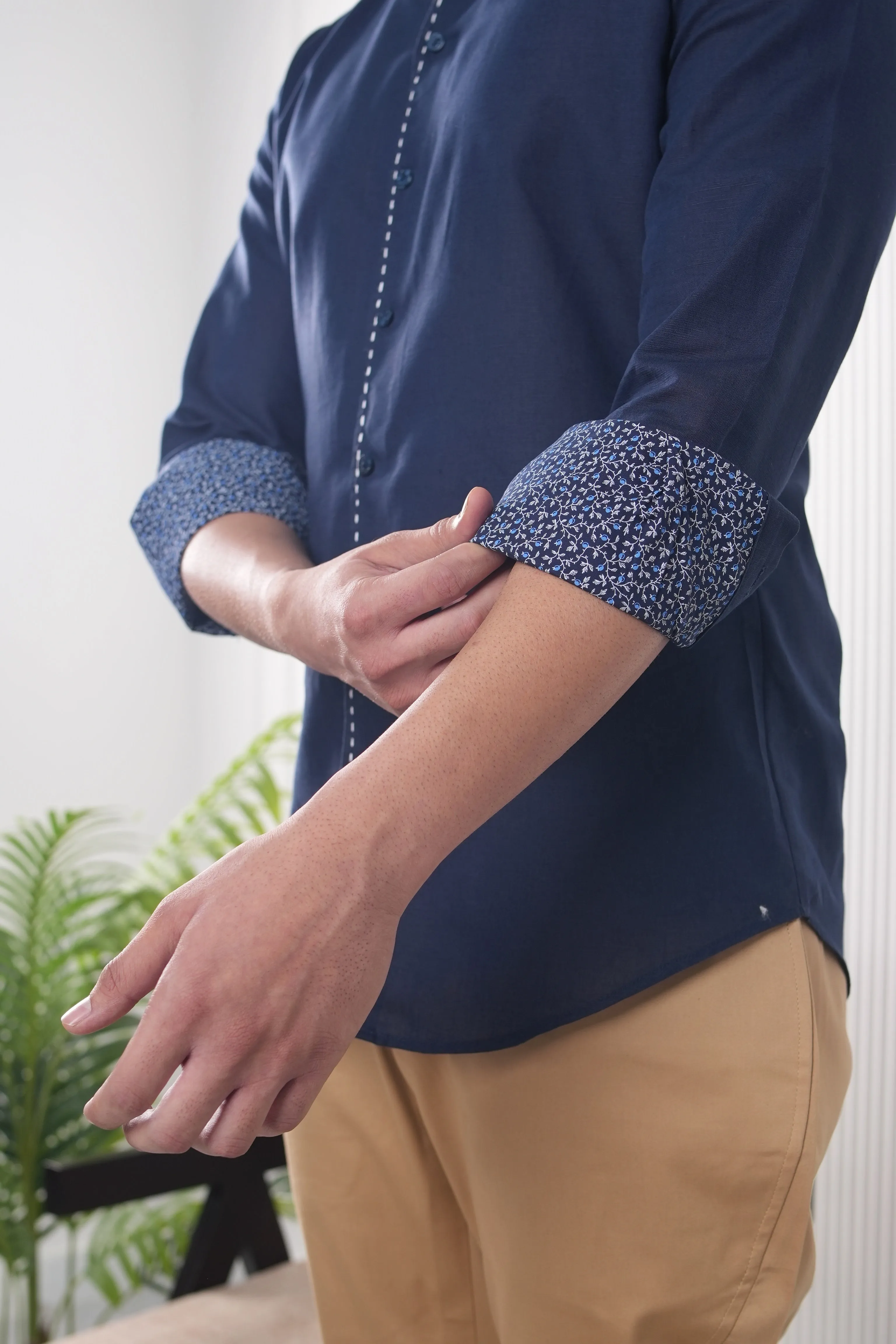 Blue Linen Shirt