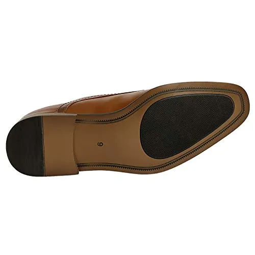 Bruno Marc Men's Dress Loafer Shoes Monk Strap Slip On Loafers HUTCHINGSONWIDE_2 Black, Size 9.5