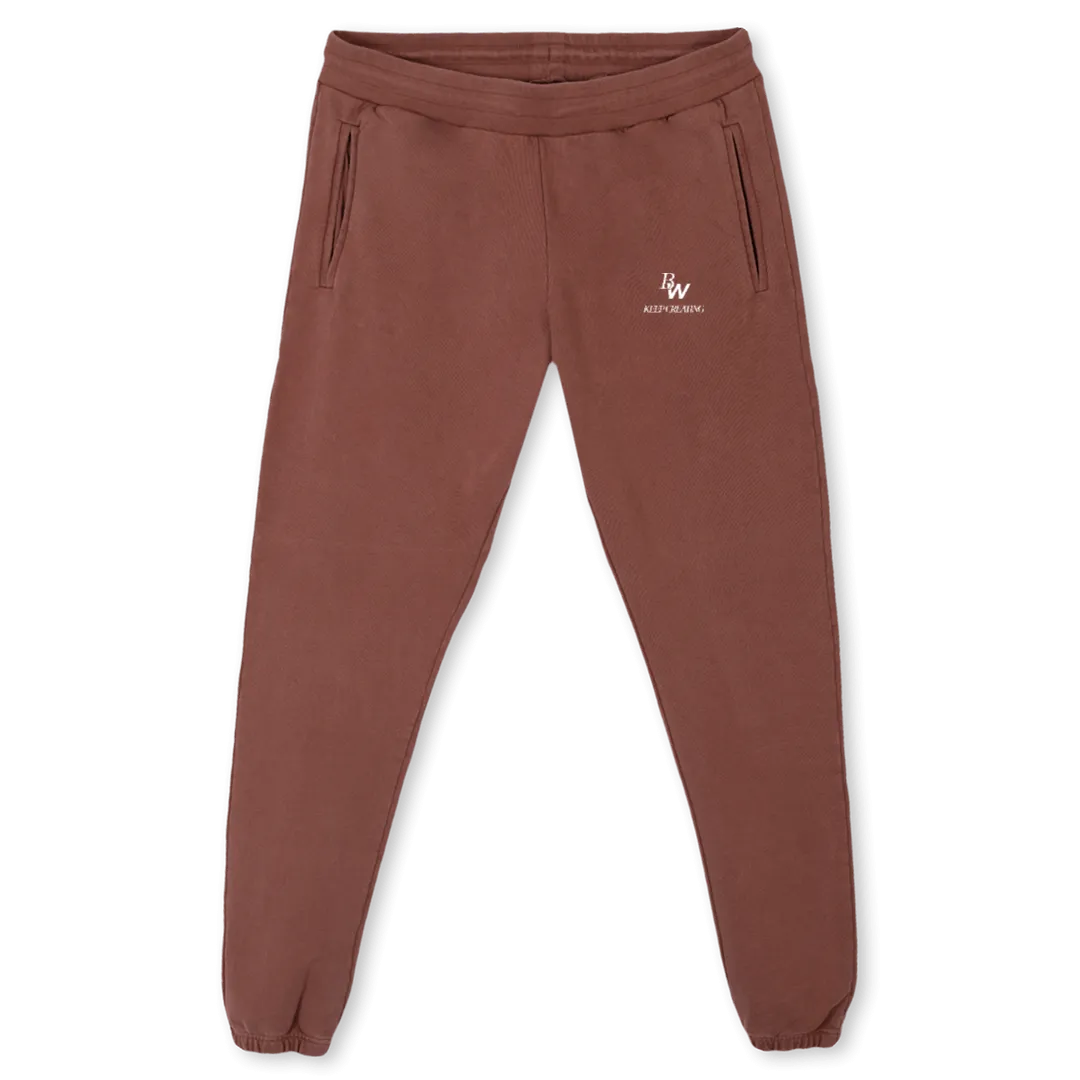 BWKCLOGO Vintage Brown Sweatpants.