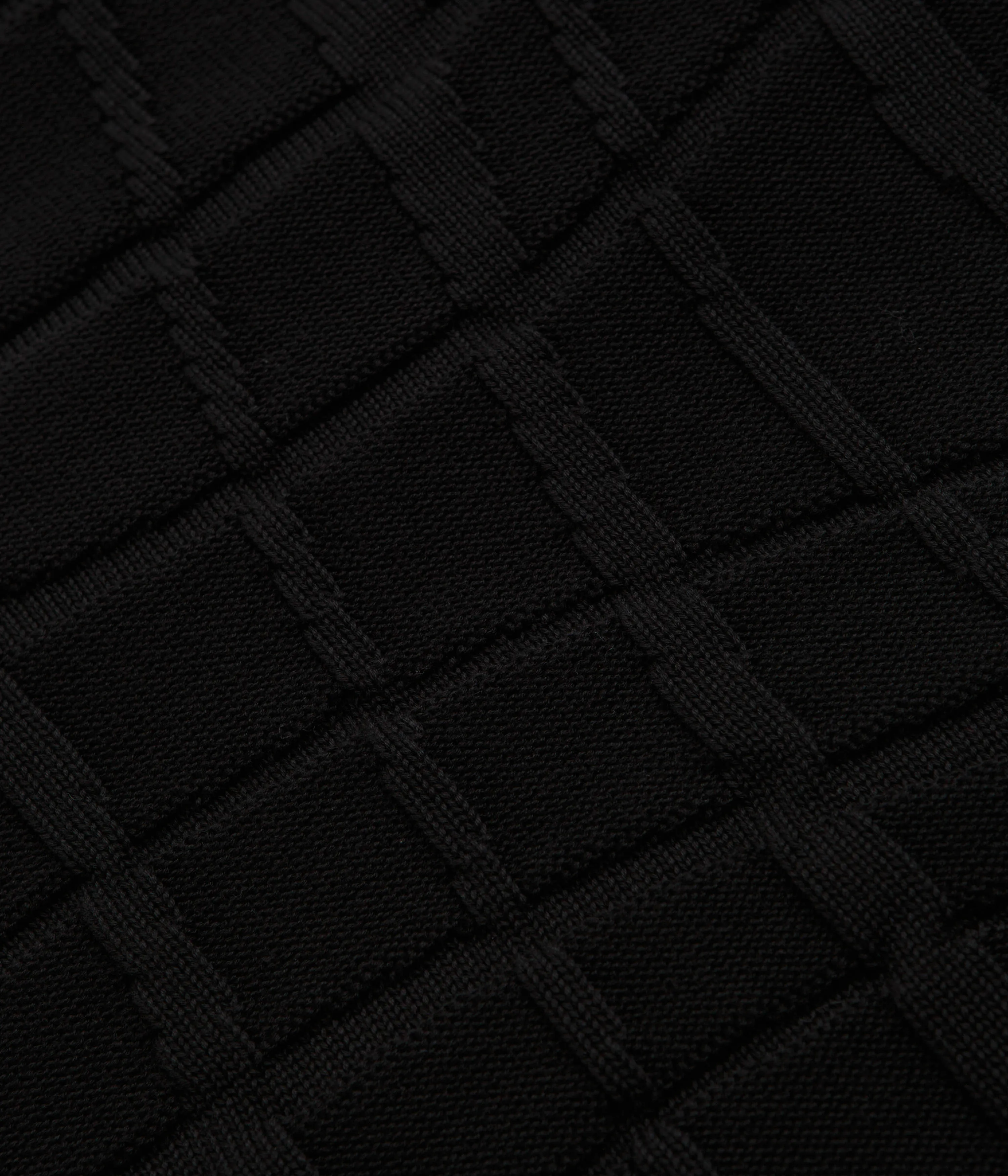 by Parra Your Boring Abstract Village Knitted Sweatshirt - Black
