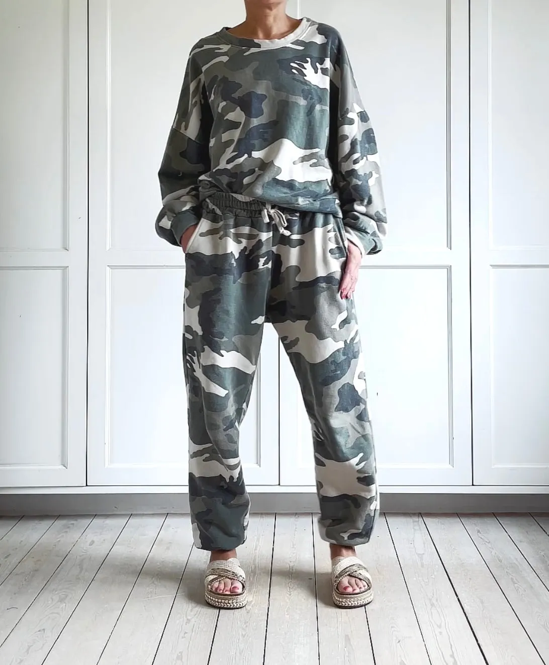 CAMO SWEATPANTS - GREEN