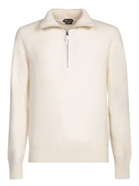 Cashmere high neck pullover