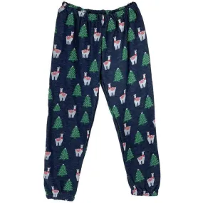 Chaser Holiday Llama Cozy Knit Girls Sweatpants