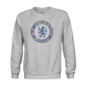 Chelsea FC Color Badge Crewneck Sweatshirt - Grey