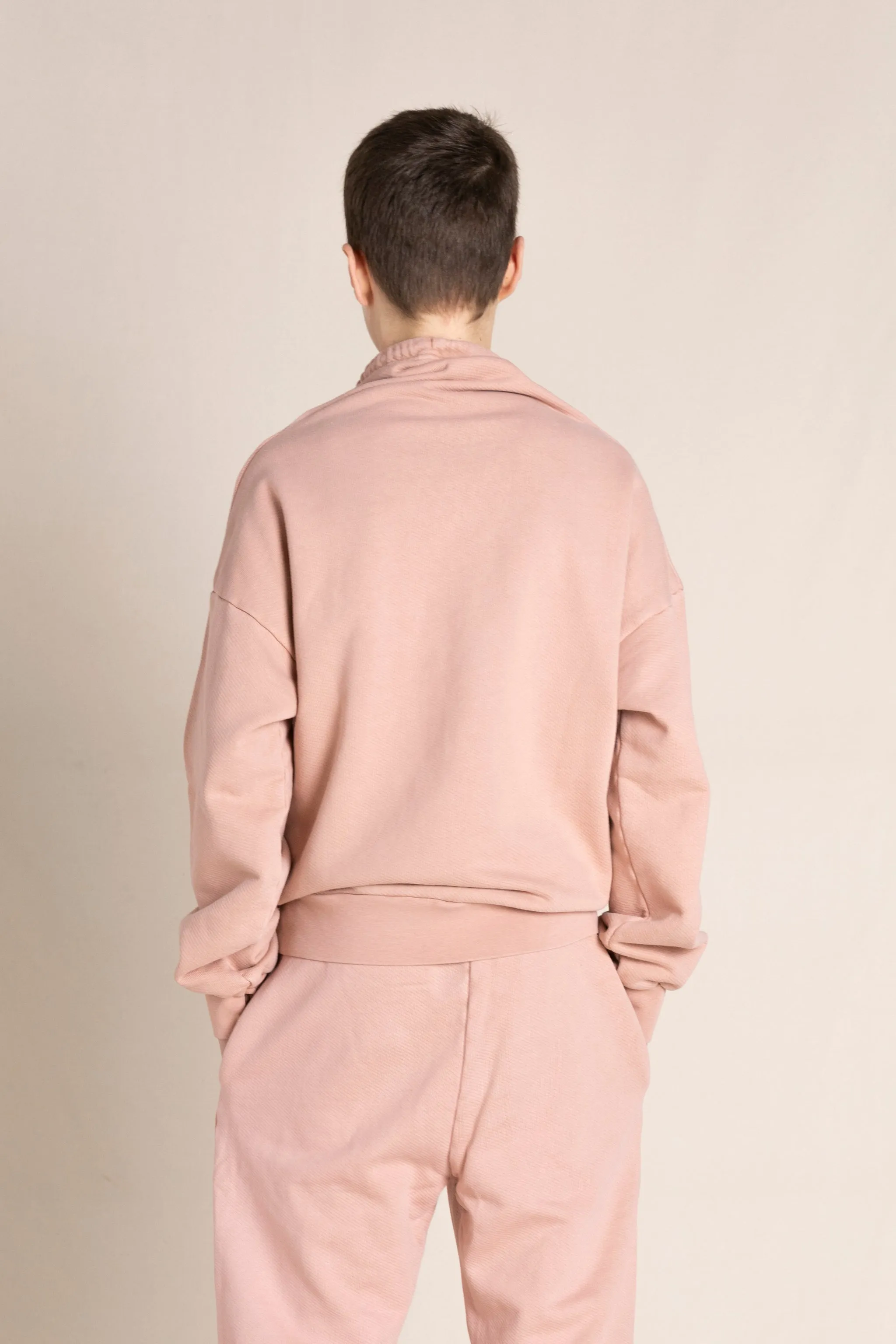 COLEEN Grey Pink - Loose Sweater