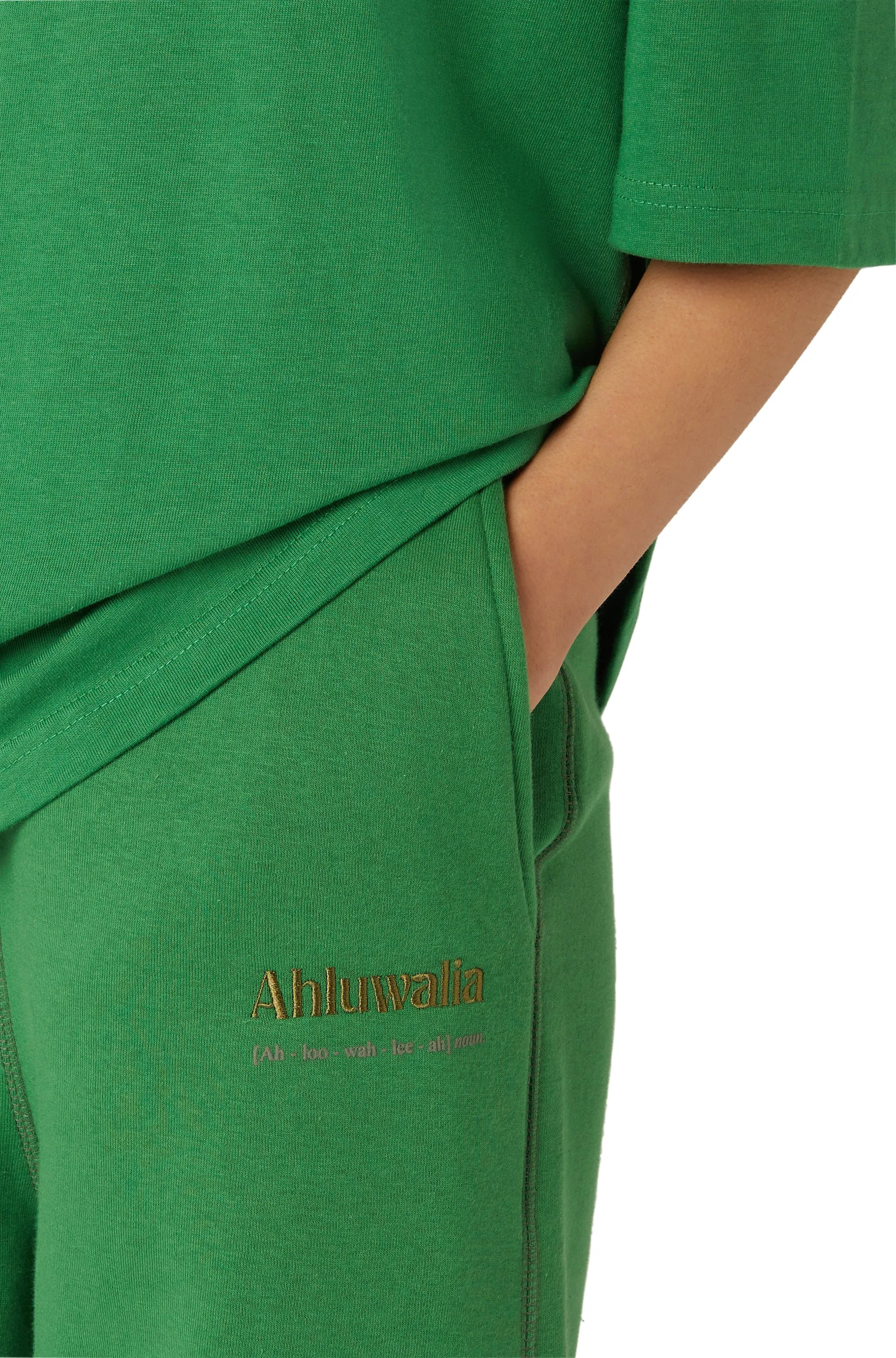 Cotton Green Sweatpants