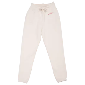 Cream Pin Joggers