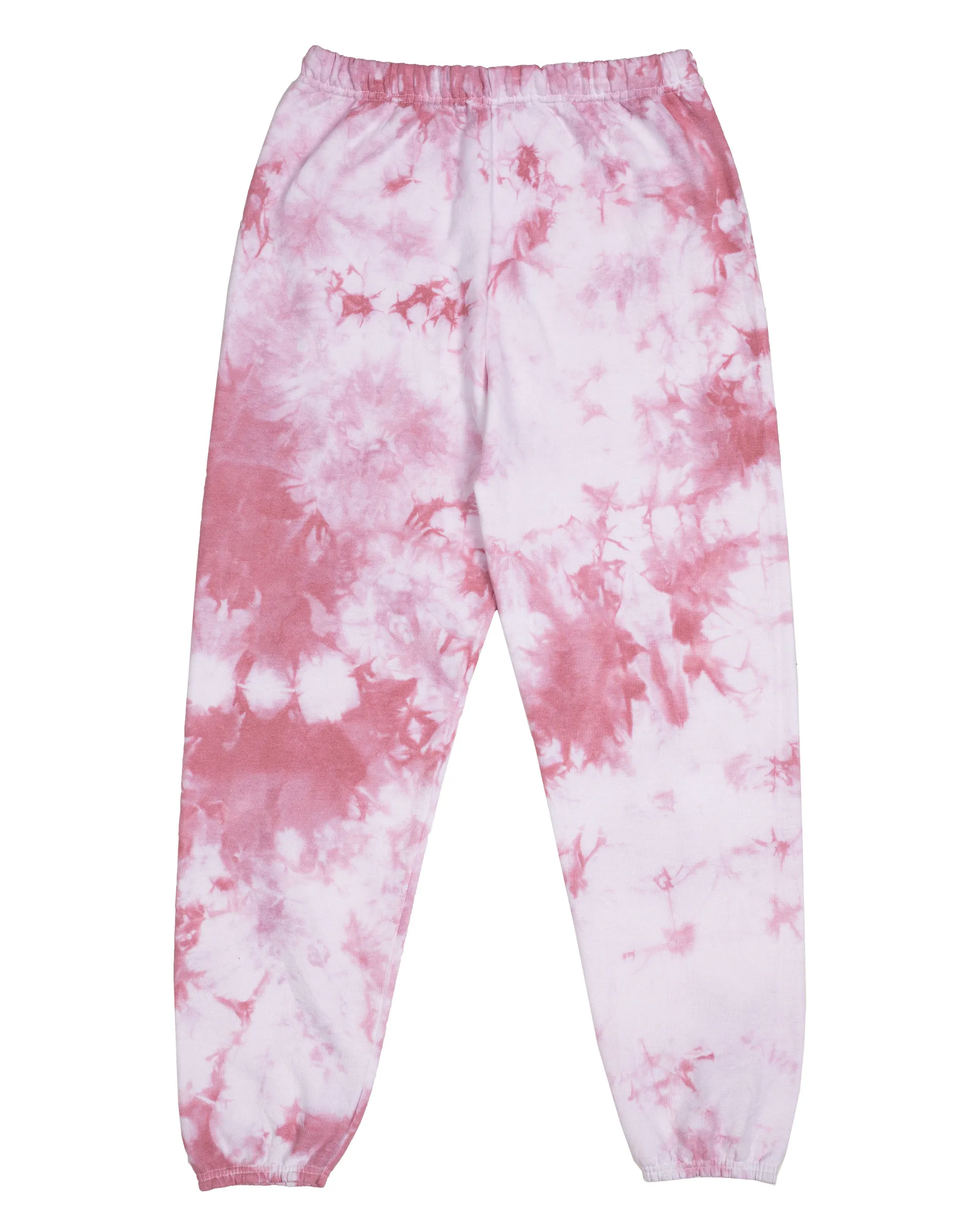 Crystal Dye Essential Fleece Sweatpants - Rose