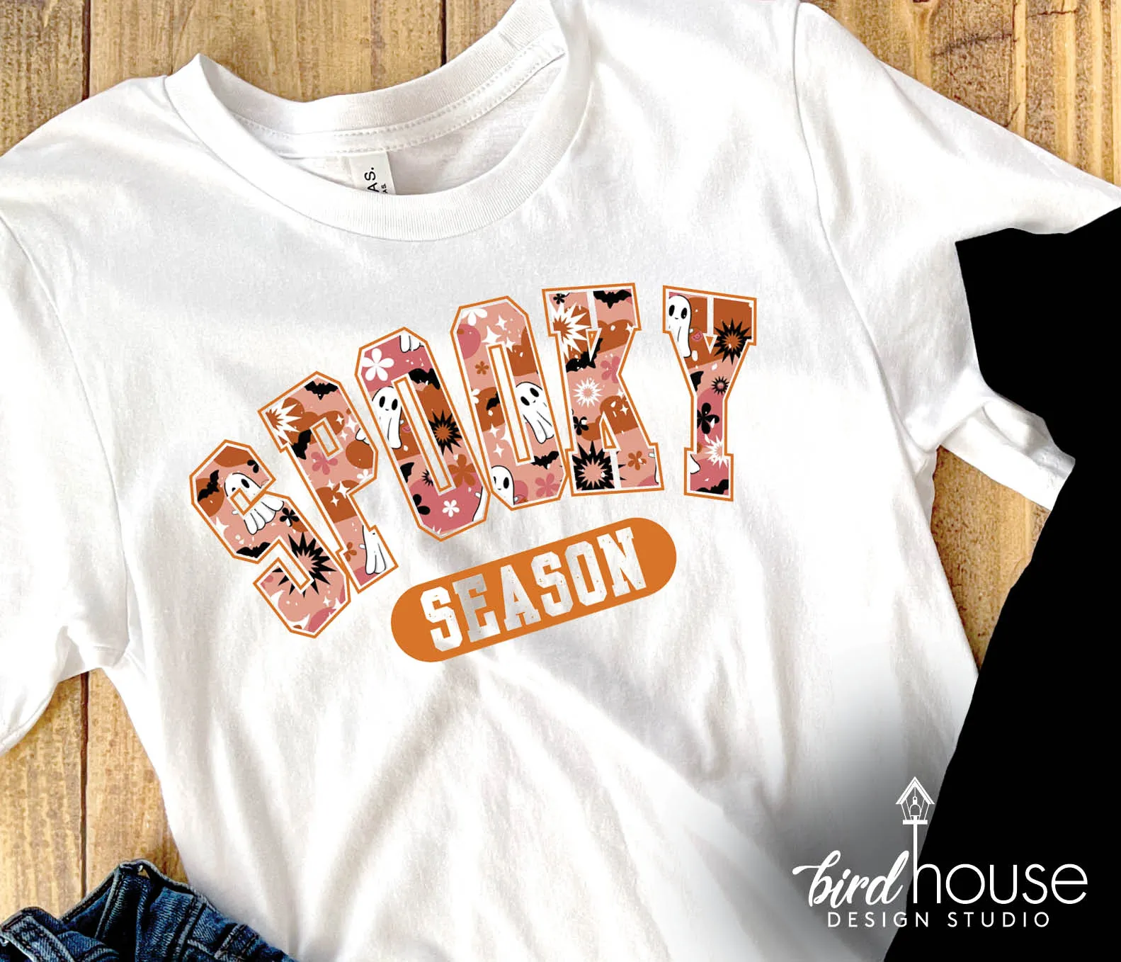 Cute Spooky Season Ghost Halloween Shirt