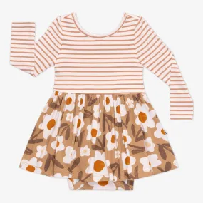Daisy Daydream Twirl Dress with Bodysuit