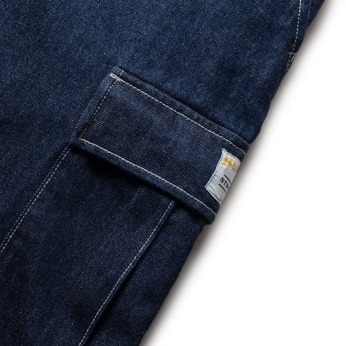 DENIM CARGO PANTS
