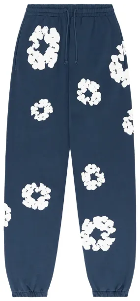 Denim Tears Sweatpants Cotton Wreath Navy
