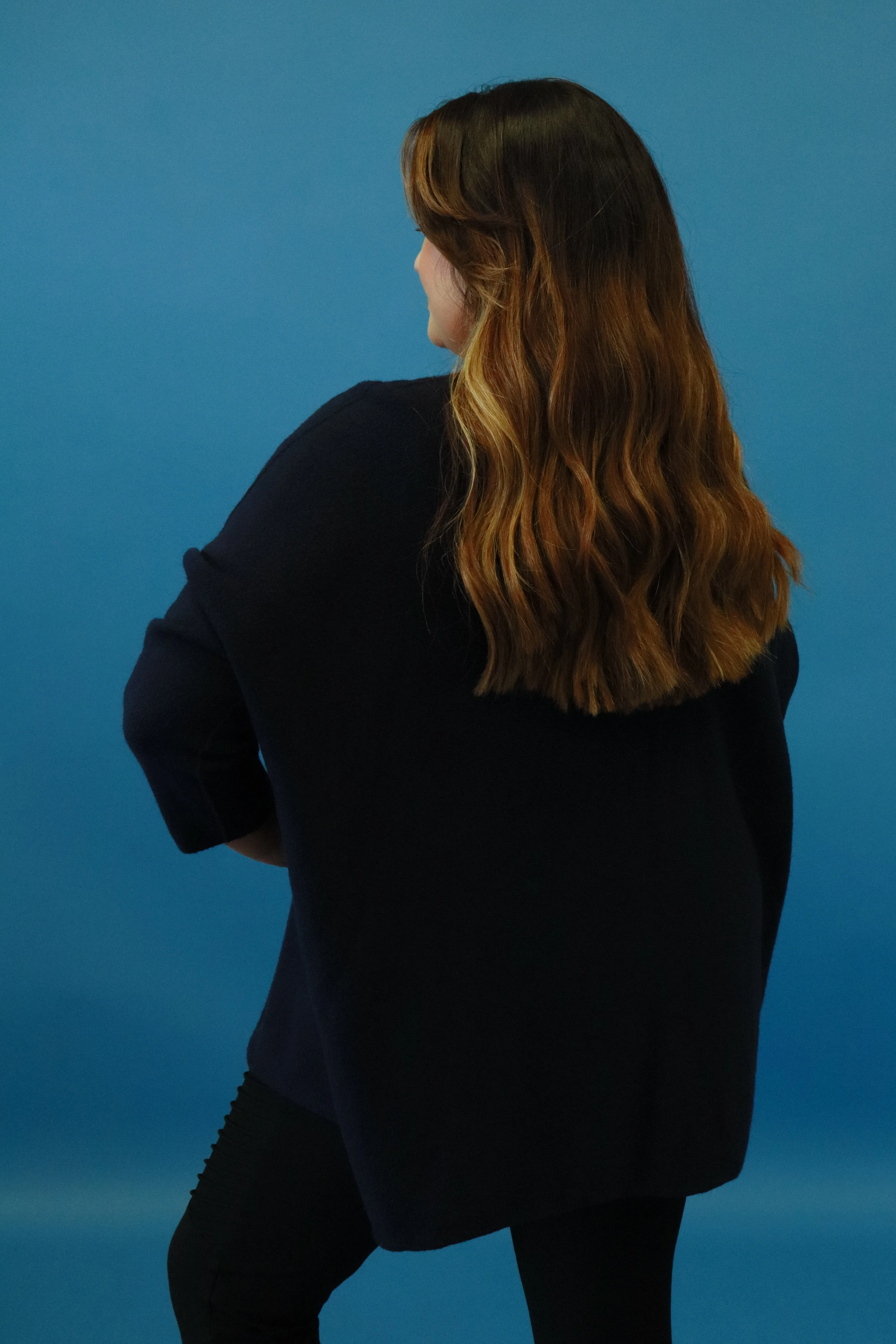 Diana Knit Jumper in Navy