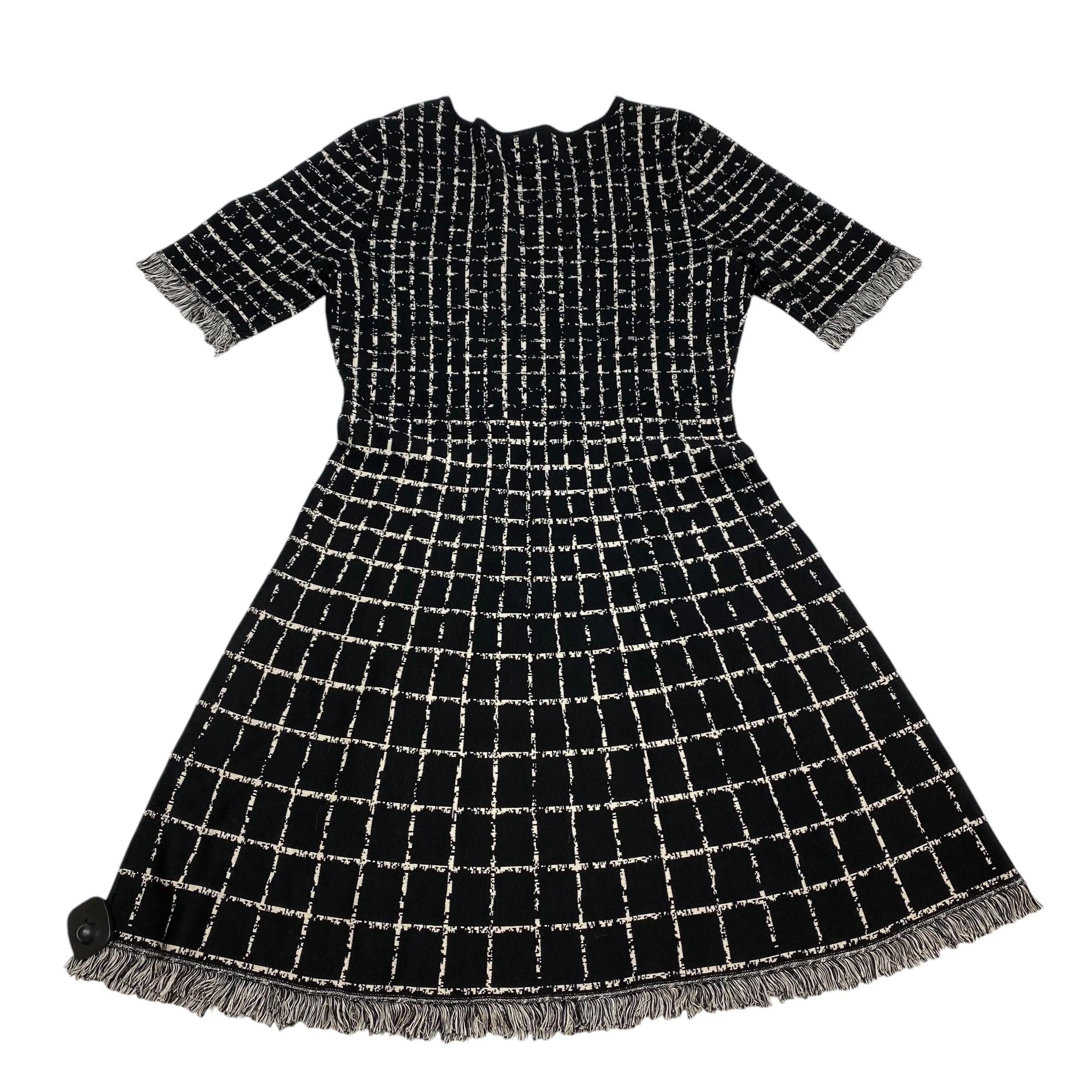Dress Sweater By Nina Leonard In Black, Size: L