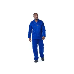 DROMEX EXECUFIT POLYCOTTON CONTI PANTS COLOUR-ROYAL SIZE 42